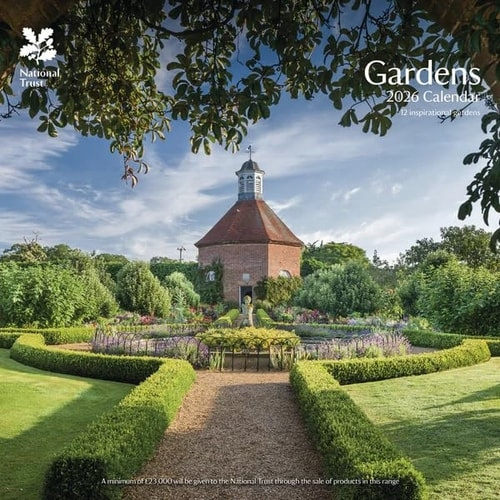 National Trust Gardens Square Wall Calen CAROUSEL CALENDARS 2026