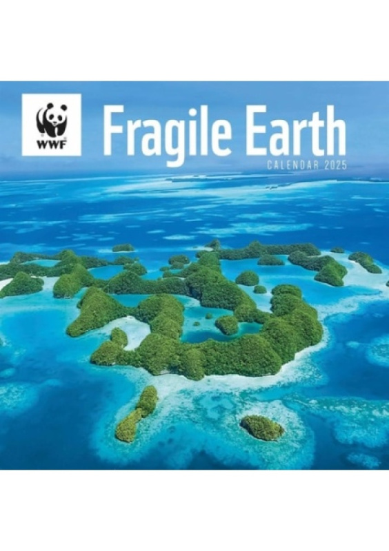 WWF Fragile Earth Square Wall Calendar 2025 Carousel Calendars