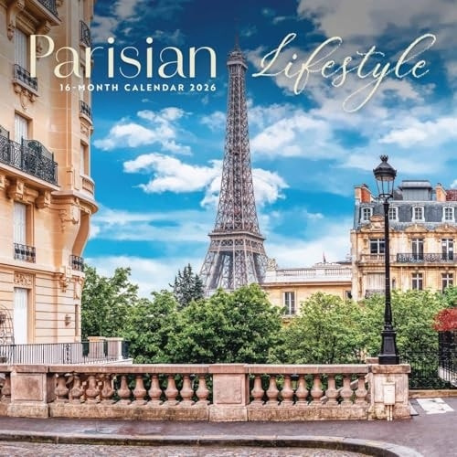 Parisian Lifestyle Square Wall Sunday St CAROUSEL CALENDARS 2026