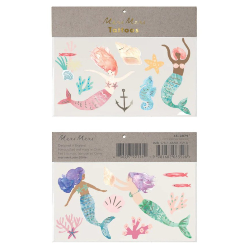 MERI MERI Tetování - Mermaid Large