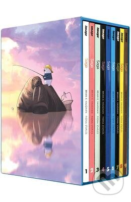 Saga Box Set 1-9 - Brian K Vaughan, Fiona Staples (ilustrátor) - kniha z kategorie Komiksy