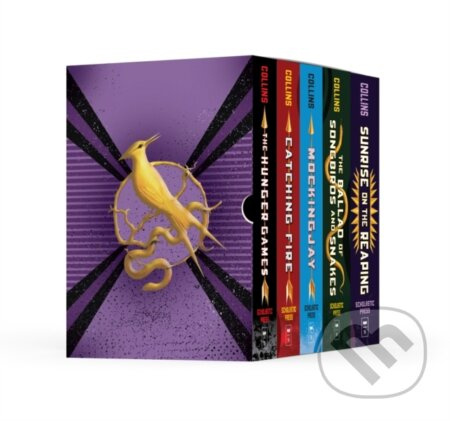 Hunger Games 5-Book Hardcover Box Set (The Hunger Games, Catching Fire, Mockingjay, The Ballad of Songbirds and Snakes, Sunrise on the Reaping) -…