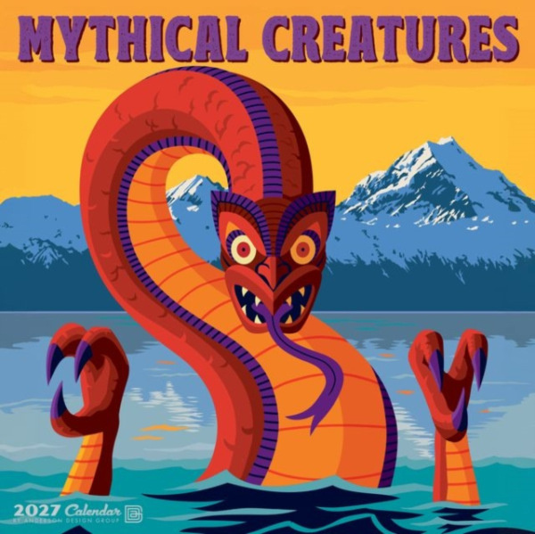 Willow Creek Press Mythical Creatures 2027 Wall - Willow Creek Press