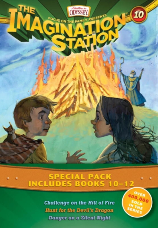 Imagination Station Books 3-Pack: Challenge on the Hill of Fire / Hunt for the Devil's Dragon / Danger on a Silent Night - Wayne Thomas Batson