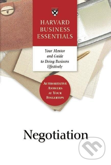 Negotiation - Harvard Business Review,Negotiation - Harvard Business Review - kniha z kategorie Biznis a manažment
