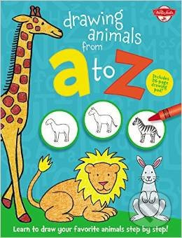 Drawing Animals from A to Z (Learn to draw your favorite animals step by step!) - kniha z kategorie Beletrie