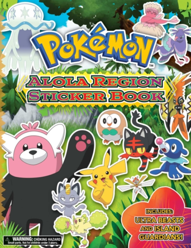 PokÃ©mon Alola Region Sticker Book - The Pokemon Company International