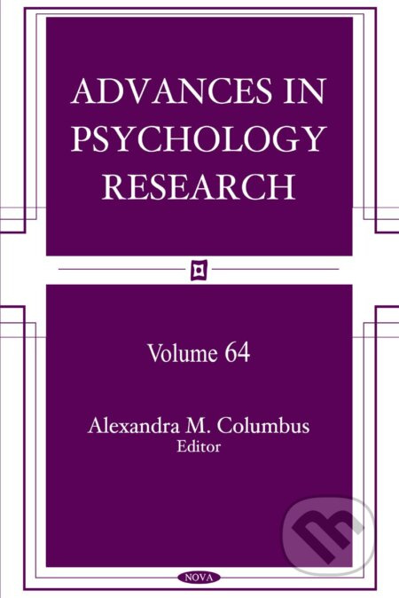 Advances in Psychology Research - Alexandra M. Columbus - kniha z kategorie Psychologie