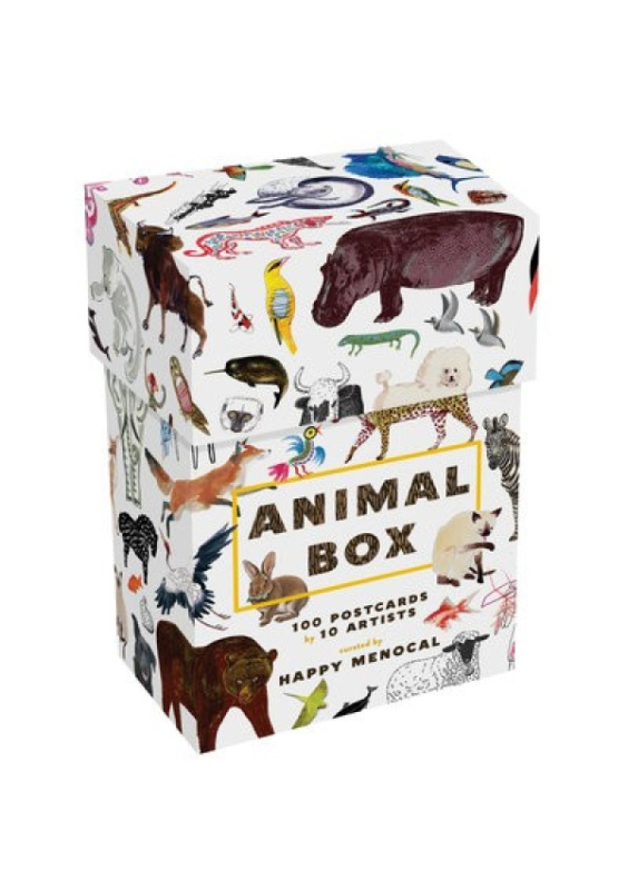 Animal Box Postcards, 100 Postcards by 10 Artists Princeton Architectural Press