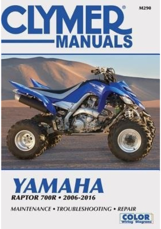 Clymer Yamaha Raptor 700R Motorcycle Repair Manual, 2006-16 Haynes Publishing