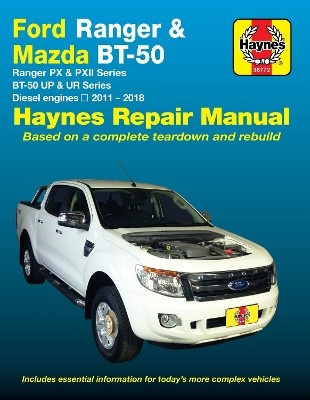 FORD RANGER/MAZDA BT-50 (11-18) Haynes Manuals Inc