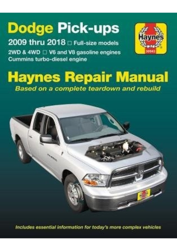 Dodge Pick Ups (09 - 16), 2009-16 Haynes Manuals Inc