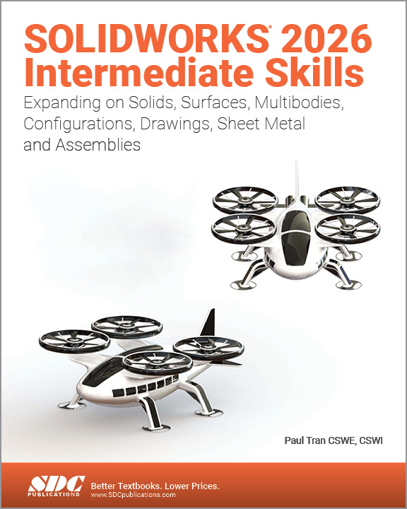 SOLIDWORKS 2026 Intermediate Skills SDC Publications
