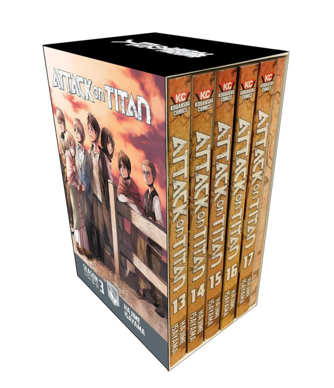 Attack On Titan (Season 3 Part 1 Manga Box Set) - Hajime Isayama - kniha z kategorie Komiksy