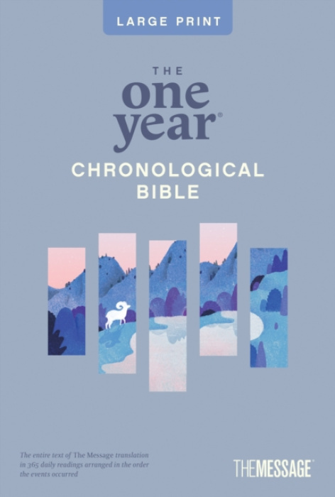 NavPress Publishing Group One Year Chronological Bible The Message, Large Print - Peterson, Eugene H.