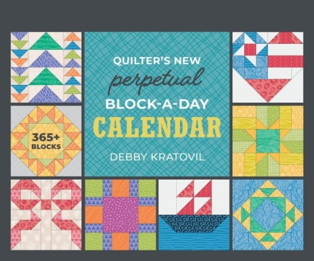 C & T Publishing Quilter's New Perpetual Block-a-Day Calendar - Kratovil, Debby