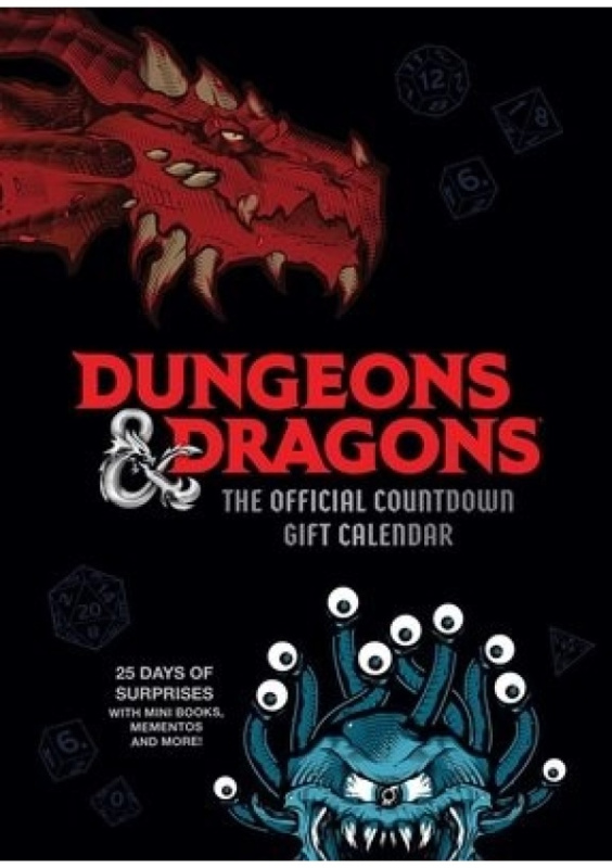 Dungeons a Dragons: The Official Countdown Gift Calendar, 25 Days of Mini Books, Mementos, and More! INSIGHT EDITIONS