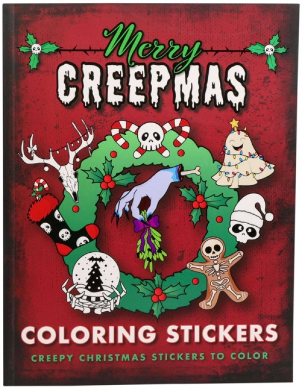 Thunder Bay Press Merry Creepmas Coloring Stickers - Editors of Thunder Bay Press