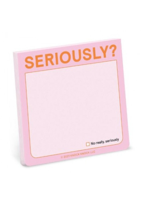 Knock Knock Seriously?! Sticky Note (Pastel Version) KNOCK KNOCK