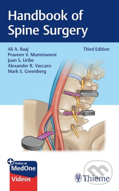 Handbook Of Spine Surgery - Alexander R. Vaccaro, Mark S. Greenberg, Praveen Mummaneni, Juan S. Uribe, Ali A. Baaj - kniha z kategorie Chirurgie