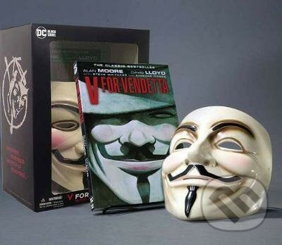 V for Vendetta Book and Mask Set - Alan Moore, David Lloyd - kniha z kategorie Komiksy