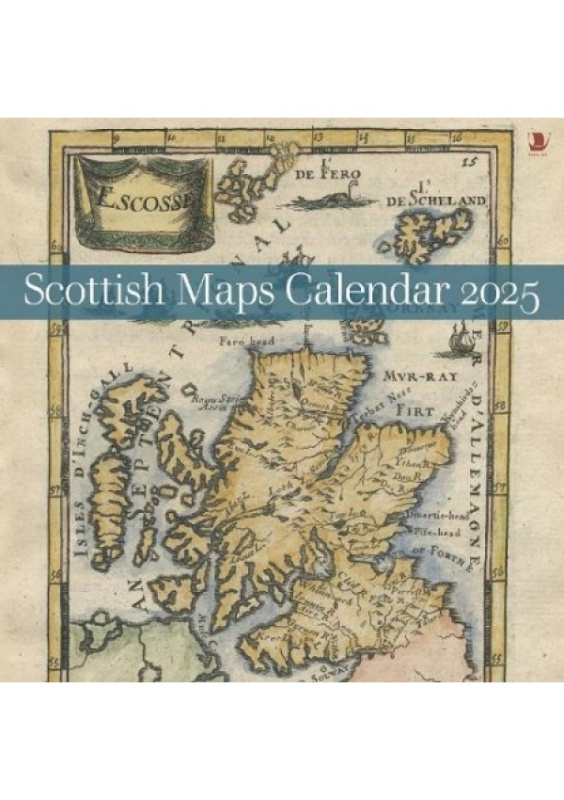 Scottish Maps Calendar 2025 Birlinn General