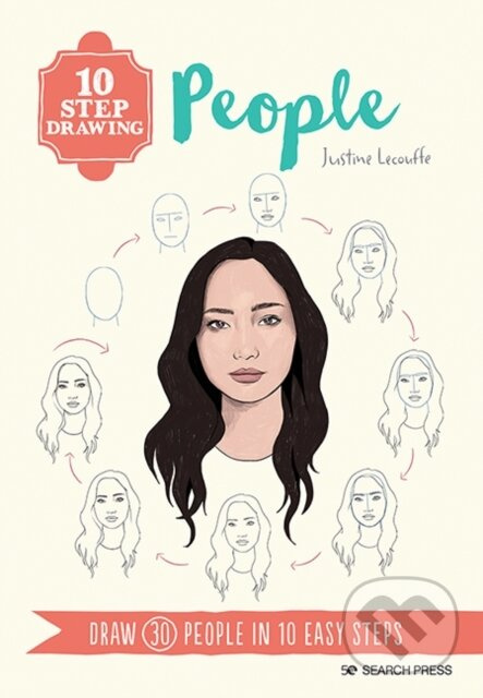 10 Step Drawing: People (Draw 30 People in 10 Easy Steps) - kniha z kategorie Grafika