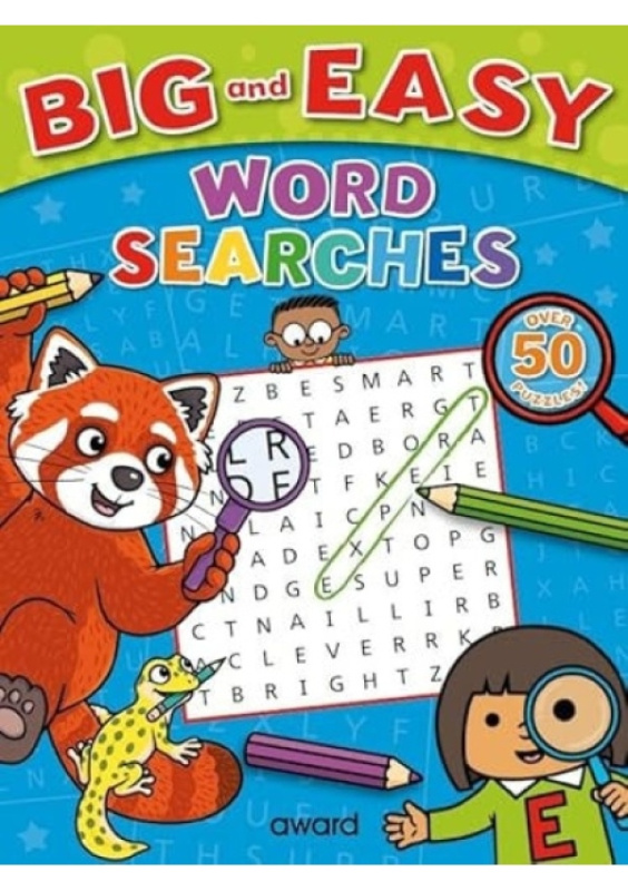 Big and Easy Word Searches: Red Panda Award Publications Ltd