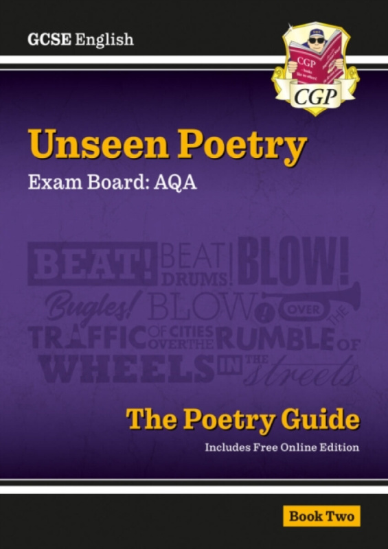 GCSE English AQA Unseen Poetry Guide - Book 2 includes Online Edition - CGP Books