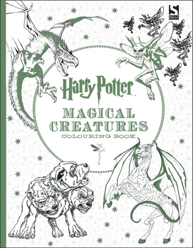 Harry Potter Magical Creatures Colouring Book - kniha z kategorie Omalovánky
