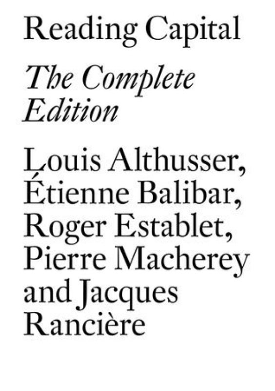 Reading Capital, The Complete Edition Verso Books