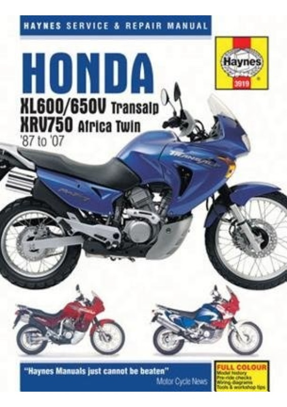 Honda XL600/650 Transalp a XRV750 Africa Twin (87 - 07) Haynes Publishing Group