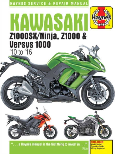 Kawasaki Z1000, Z1000SX a Versys (10 - 16) Haynes Publishing Group