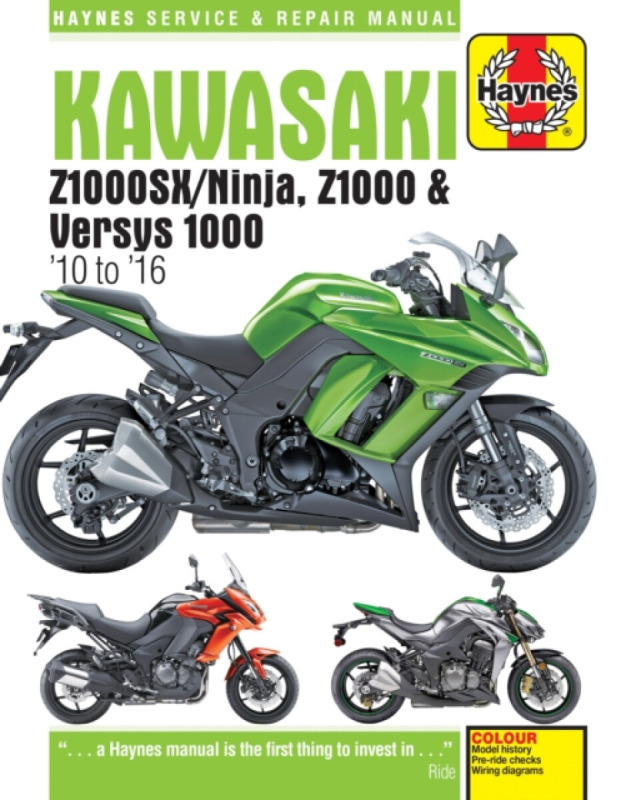 Kawasaki Z1000, Z1000SX a Versys (10 - 16) Haynes Publishing Group