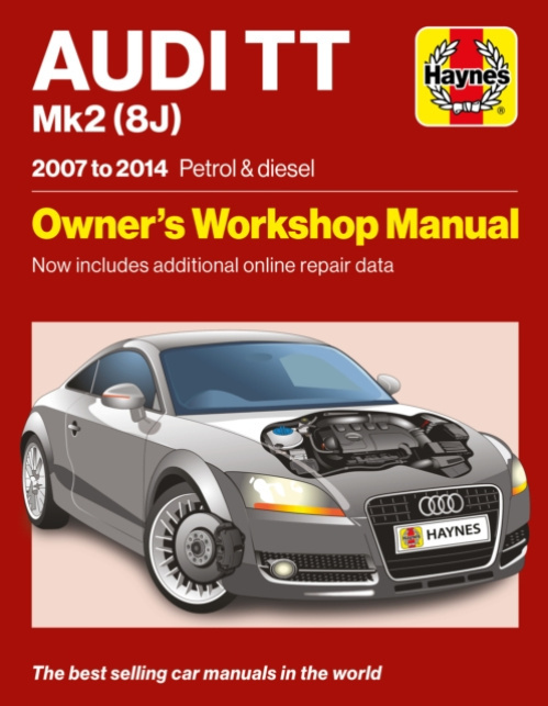 Audi TT Mk2 (8J) 2007 to 2014 Petrol a Diesel, Owners Workshop Manual - Now includes additional online repair data Haynes Publishing Group