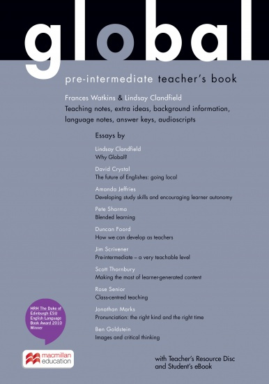 Global Pre-intermediate Teacher´s Book + Resource CD Pack Macmillan