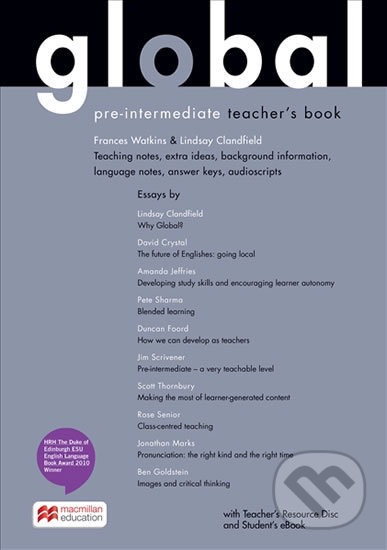 Global Pre-intermediate Teacher´s Book + Resource CD Pack Macmillan