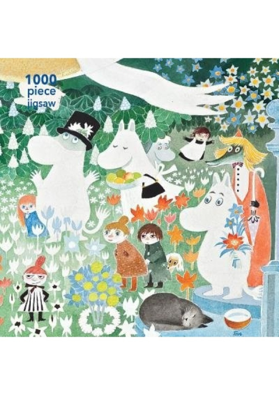 Adult Jigsaw Puzzle Moomin: A Dangerous Journey, 1000-piece Jigsaw Puzzles Flame Tree Publishing