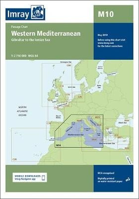 Imray Chart M10, Western Mediterranean Imray, Laurie, Norie & Wilson Ltd