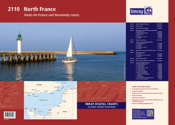 Imray, Laurie, Norie & Wilson Ltd 2110 North France Chart Pack - Imray