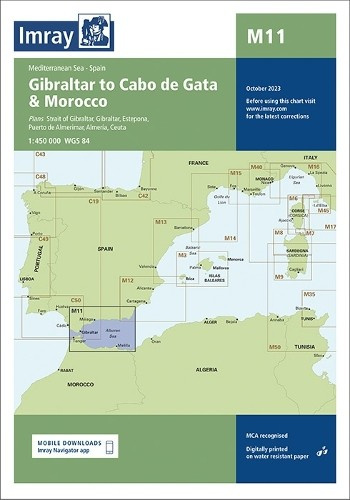 M11, Gibraltar to Cabo de Gata and Morocco Imray, Laurie, Norie & Wilson Ltd