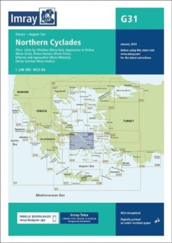 G31 Northern Cyclades - Imray G Series