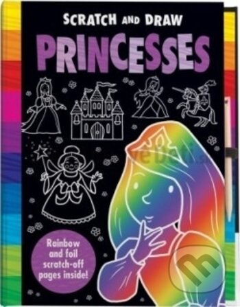 Vyškrabovacia kniha - Princezné - Nat Lambert - kniha z kategorie Pro děti