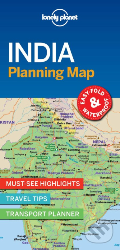 WFLP India Planning Map 1. - kniha z kategorie Průvodci Asií