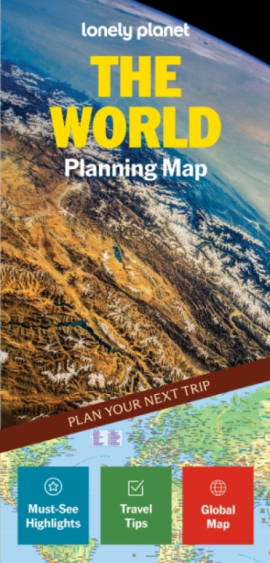 Lonely Planet Global Limited Lonely Planet The World Planning Map - Planet, Lonely