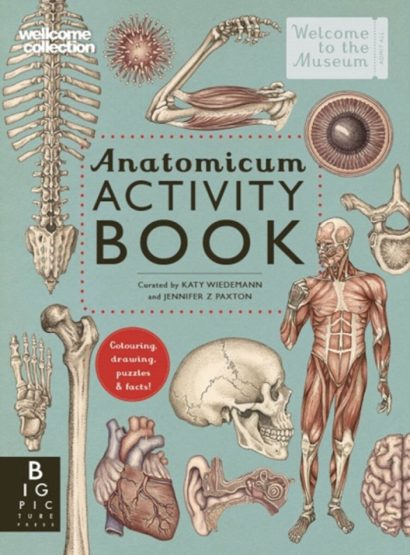 Anatomicum Activity Book - Jennifer Z. Paxton, Katy Wiedemann (ilustrácie) - kniha z kategorie Naučné knihy