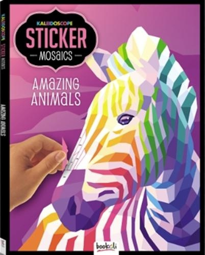 Kaleidoscope Sticker Mosaics Amazing Animals Bookoli Limited