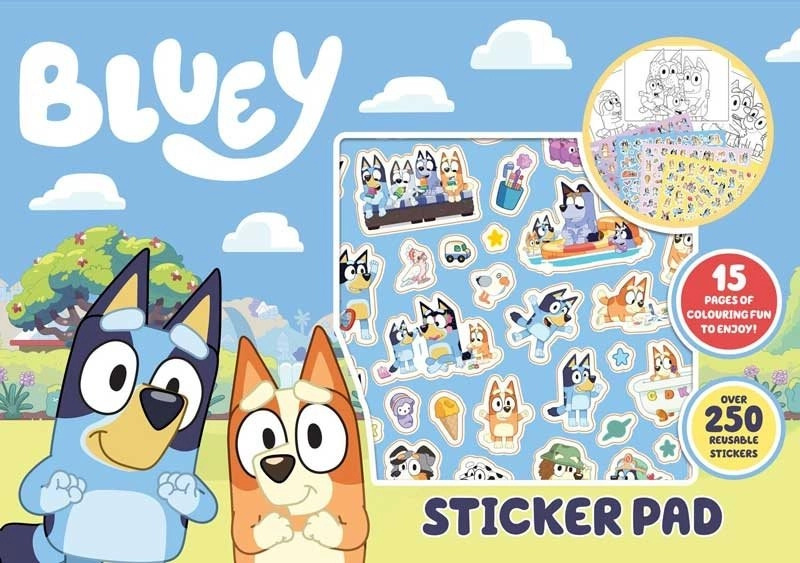 Samolepkový blok BLUEY A3