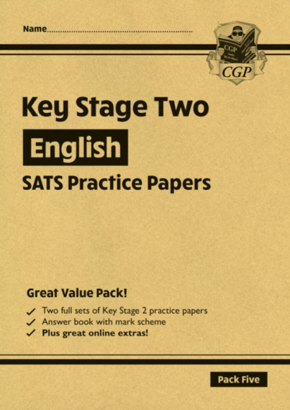 KS2 English Year 6 SATS Practice Papers: Pack 5 - for the 2027 tests (with free Online Extras) - CGP Books