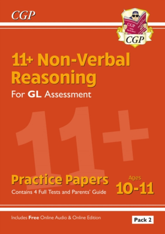 11+ GL Non-Verbal Reasoning Practice Papers: Ages 10-11 Pack 2 (inc Parents' Guide & Online Ed) - CGP Books